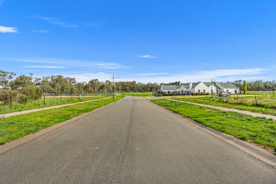 Looking along Somersby Promenade at Sommerfields Estate towards established homes